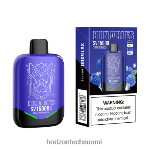 HorizonTech Binaries Cabin kertakäyttöinen sv 4T8JL487 sininen razz-jää horizon tech vape coils