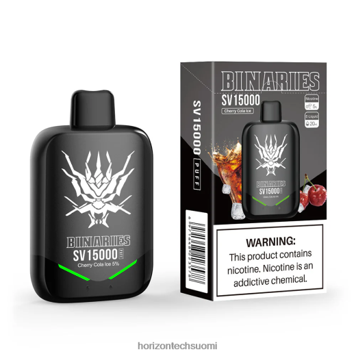 HorizonTech Binaries Cabin kertakäyttöinen sv 4T8JL488 kirsikka cola jäätelöä horizon tech vape tank