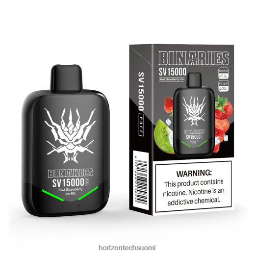HorizonTech Binaries Cabin kertakäyttöinen sv 4T8JL489 kiivi mansikkajäätelöä HorizonTech vape