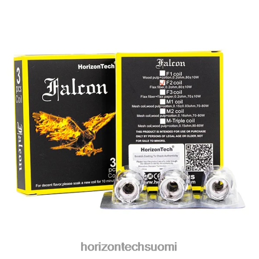 HorizonTech Falcon kelat (3 kpl) 4T8JL4160 f2 kela 0,2 ohm HorizonTech vape kit