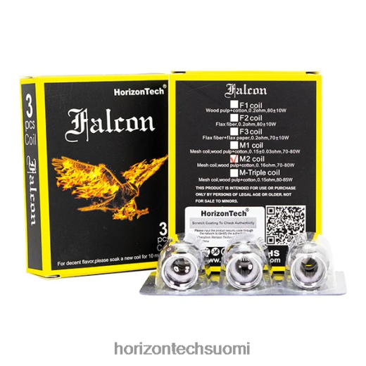 HorizonTech Falcon kelat (3 kpl) 4T8JL4164 m2 mesh kela 0,16 ohm HorizonTech disposable vape